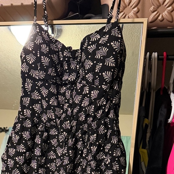 As U Wish Dresses & Skirts - Chic Black and White Patterned romper